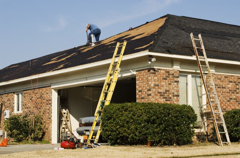 Damaged Roof Repair detail